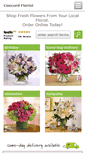 Mobile Screenshot of concordflowers.com.au